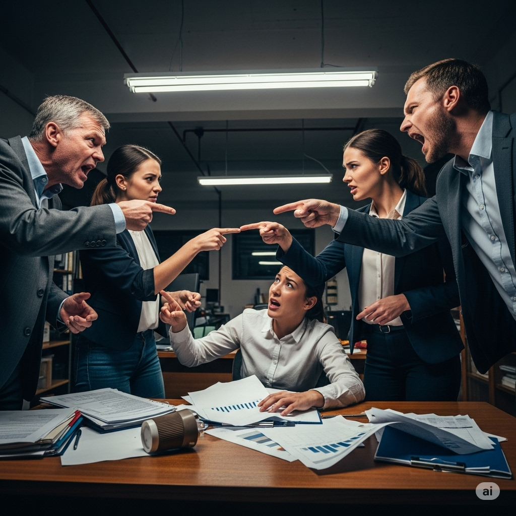 AI generated image for conflict